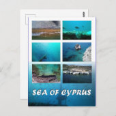 Zee Cyprus briefkaart (Voorkant / Achterkant)