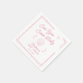 Zee dat je binnenkort met de hand getekend Ocean S Servet (Hoek)