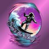 Zee de Dag Astronaut Surfen T-shirt