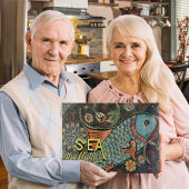 Zee De Smaak Mozaïek Vis Snijplank