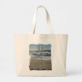 Zee De zomervakantieperiode van de VS Grote Tote Bag