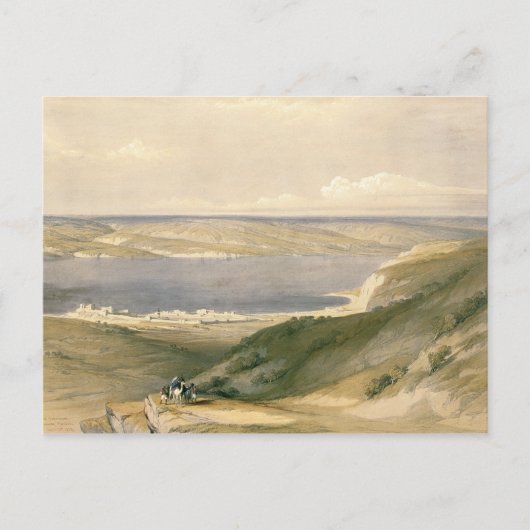 Zee die van Galilee of Genezareth, naar Dreun Briefkaart (Voorkant)