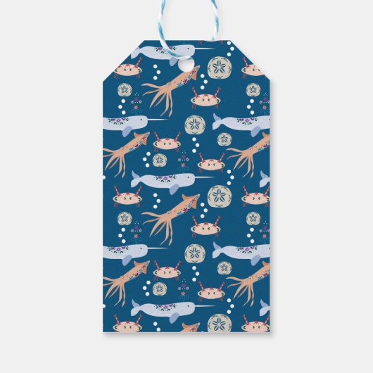 Zee dier Gift Label Cadeaulabel (Achterkant)