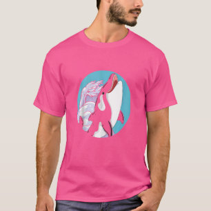 Zee Dier Moordwalvis Oceaan Dier Golven Orka T T-shirt