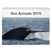 Zee dieren 2015 kalender (Hoes)