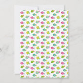 Zee dieren baby shower kaart (Achterkant)