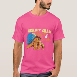 Zee Dieren Hermit Krab Lover Naps en Snacks Herm T-shirt