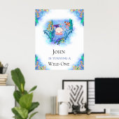 Zee dieren in de oceaan poster (Thuiskantoor)