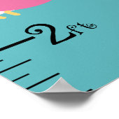 Zee dieren Ocean Life Growth Chart Keep at 8x44! Poster (Hoek)