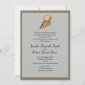  Zee Dieren Strand Bruiloft Kaart (Achterkant)