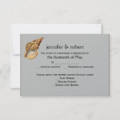  Zee Dieren Strand Bruiloft Reactie Kaart (Voorkant)