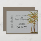  Zee Dieren Strand Bruiloft Save the Date (Voorkant / Achterkant)