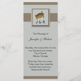  Zee Dieren Trouwprogramma Programmakaart