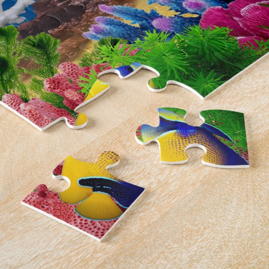 Zee dieren visje puzzel gift Onderwater Zee Levens Legpuzzel (Zijkant)