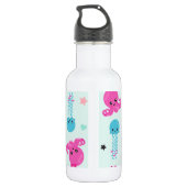 Zee Dieren, Zeeleven, Octopus, Kwallen, Harten Waterfles (Achterkant)