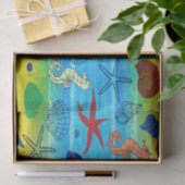 Zee Dieren Zeeshells Thema Tissue Paper Tissuepapier (Geschenk)