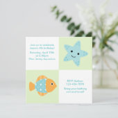 Zee dieren Zomer verjaardag Kaart (Staand voorkant)