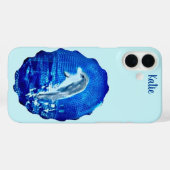 Zee Dierlijke Dansende Dolfijn Schilderen Geperson Case-Mate iPhone Case (Achterkant (horizontaal))