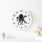 Zee Dierlijke octopus Silhouette Grote Klok (Huis)
