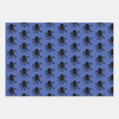 Zee Dierlijke octopus Silhouette Inpakpapier Vel (Voorkant)