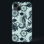 Zee dierpatroon Case-Mate iPhone Case<br><div class="desc">patroon met Zeeen | © en ® Bigstock® - Alle rechten voorbehouden.</div>