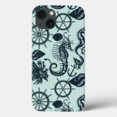 Zee dierpatroon Case-Mate iPhone Case (Achterkant)