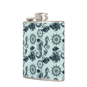  Zee dierpatroon Heupfles (Links)