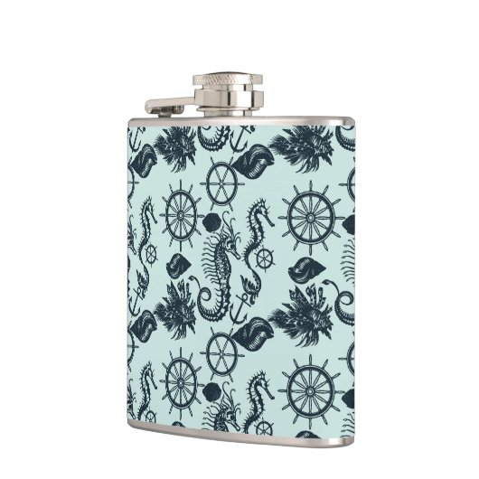  Zee dierpatroon Heupfles (Links)