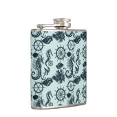  Zee dierpatroon Heupfles (Rechts)