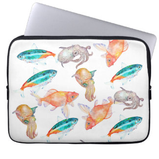 Zee dierpatroon laptop sleeve