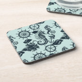Zee dierpatroon Onderzetter (Linkerzijde)