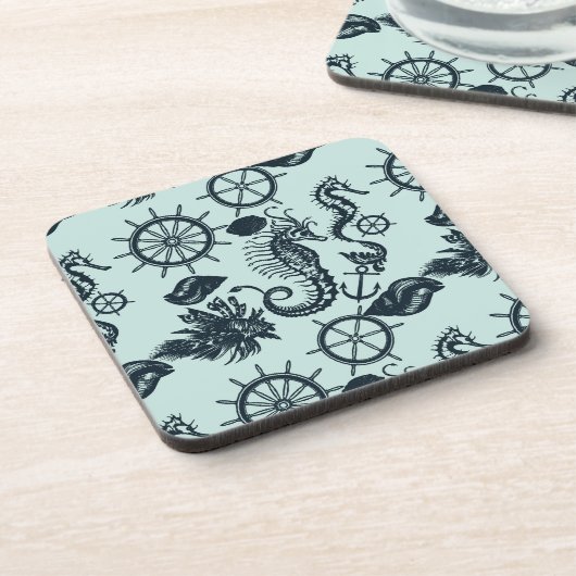  Zee dierpatroon Onderzetter (Linkerzijde)