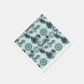  Zee dierpatroon Servet (Hoek)