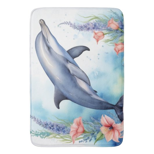 Zee Dolfijn Badmat (Voorkant Verticaal)