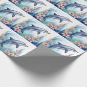 Zee Dolfijn Cadeaupapier (Hoek)