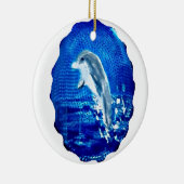 Zee dolfijn keramisch ornament (Rechts)