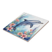 Zee Dolfijn Tegeltje (Zijkant)