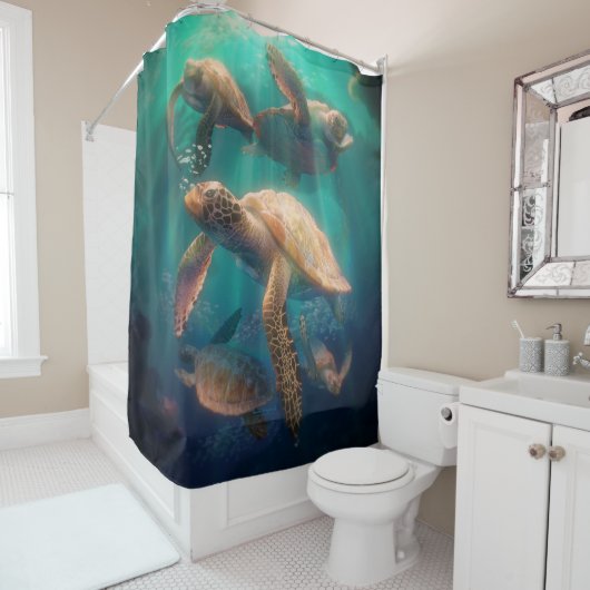 Zee Douchegordijn (In situ)