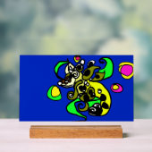 Zee draak kunst acryl bord (Neutraal)
