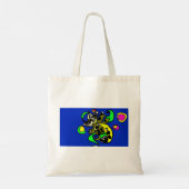 Zee draak kunst  tote bag (Achterkant)
