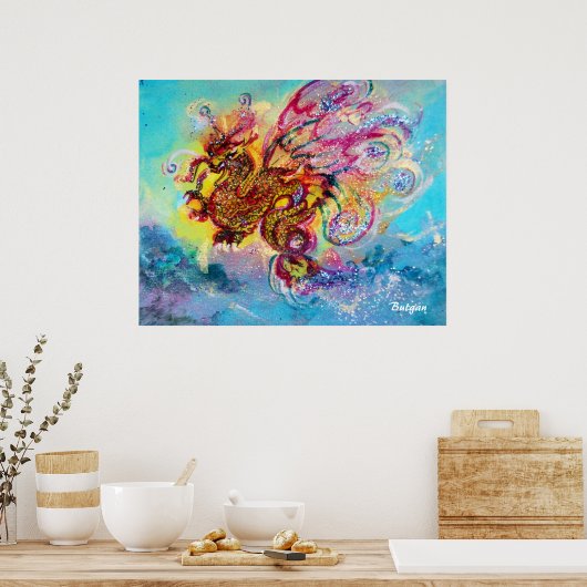 ZEE DRACON POSTER (Keuken)