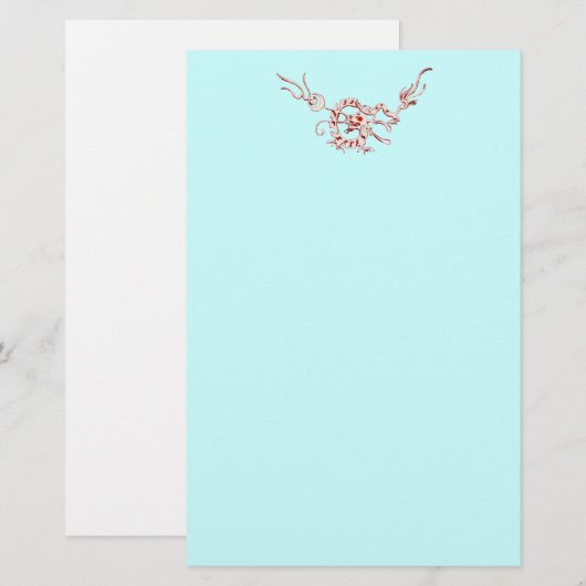 ZEE DRAGON 2 BRIEFPAPIER (Voorkant / Achterkant)