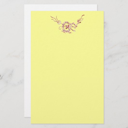 ZEE DRAGON 2 BRIEFPAPIER (Voorkant / Achterkant)