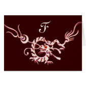 ZEE DRAGON 2 MONOGRAM, rood zwart (Voorkant Horizontaal)