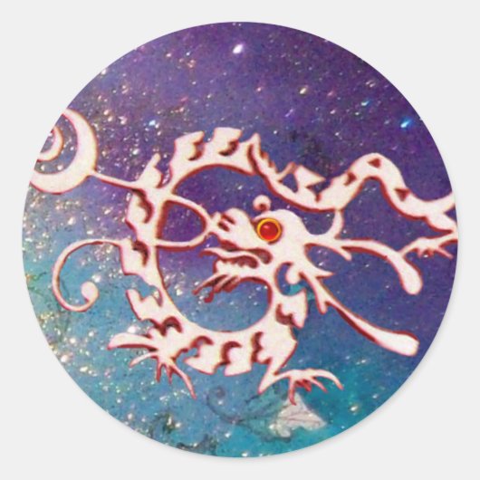 ZEE DRAGON 2 RONDE STICKER (Voorkant)