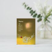 ZEE DRAGON 2 TOPAZ MONOGRAM geel rood Visitekaartje (Staand voorkant)