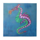 Zee Dragon Art Tegeltje (Voorkant)