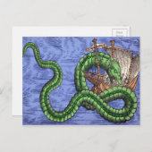  Zee Dragon Briefkaart (Voorkant / Achterkant)