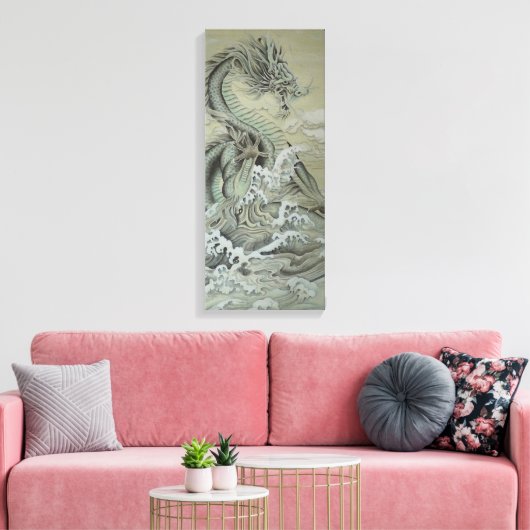 Zee Dragon Canvas Afdruk (Insitu (Woonkamer))