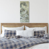 Zee Dragon Canvas Afdruk (Insitu (Slaapkamer))
